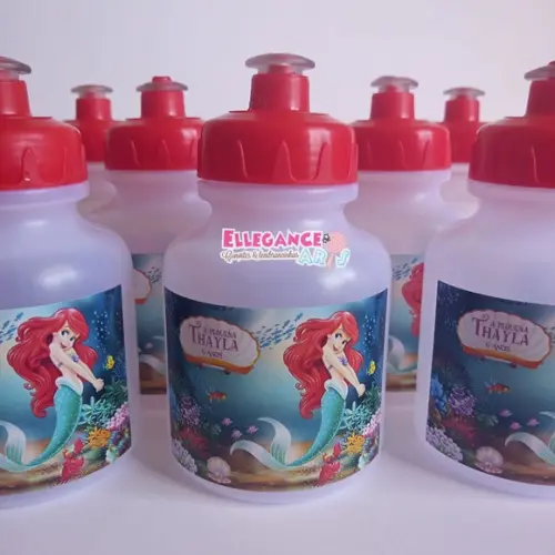 Garrafinha Squeeze Ariel Pequena Sereia - 300ml