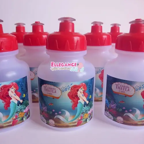 Garrafinha Squeeze Ariel Pequena Sereia - 300ml