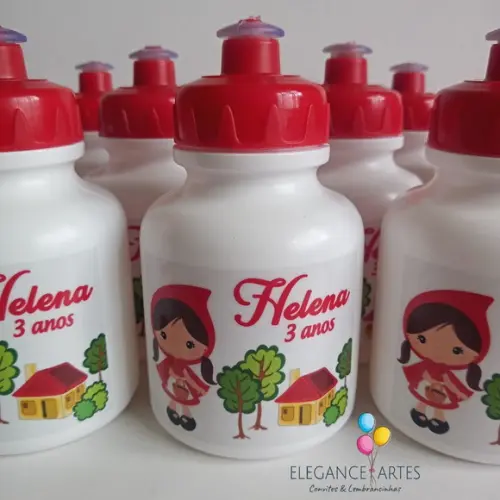 Garrafinha Squeeze Chapeuzinho Vermelho