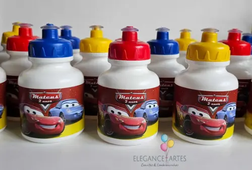 Garrafinha Squeeze Carros