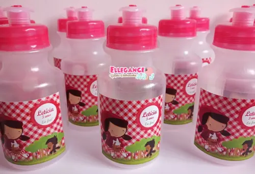 Garrafinha Squeeze Chapeuzinho Vermelho