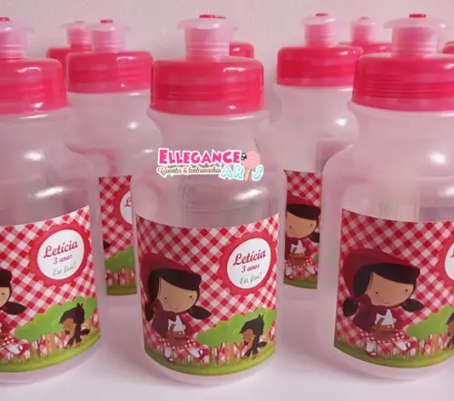 Garrafinha Squeeze Chapeuzinho Vermelho