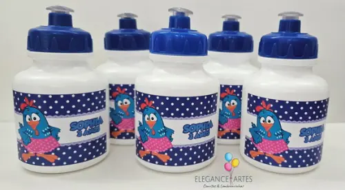 Garrafinha Squeeze Galinha Pintadinha