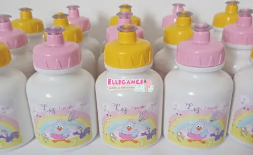 Garrafinha Squeeze Galinha Pintadinha Candy Color