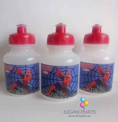 Garrafinha Squeeze Homem Aranha