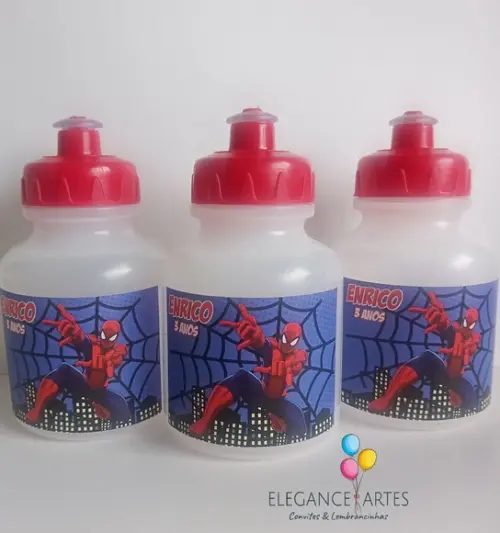 Garrafinha Squeeze Homem Aranha