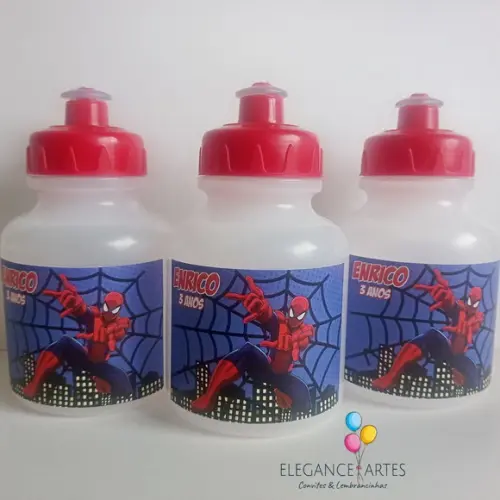 Garrafinha Squeeze Homem Aranha