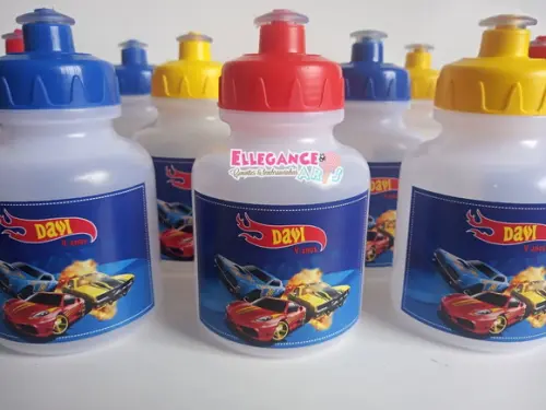 Garrafinha Squeeze Hot Wheels