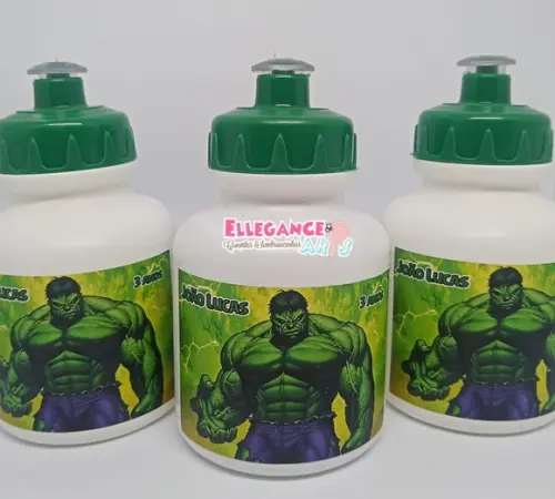 Garrafinha Squeeze Hulk