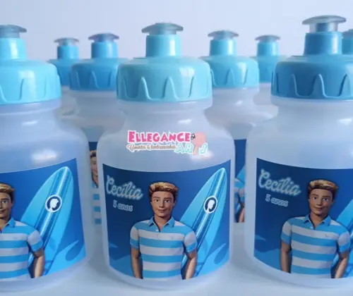 Garrafinha Squeeze Ken Barbie