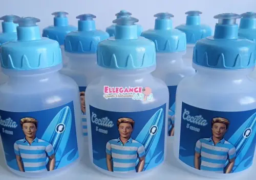 Garrafinha Squeeze Ken Barbie