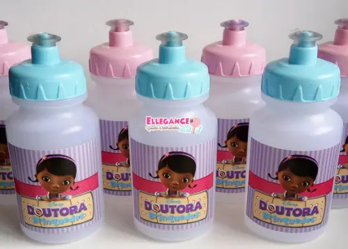Garrafinha Squeeze Lembrancinha Doutora Brinquedos