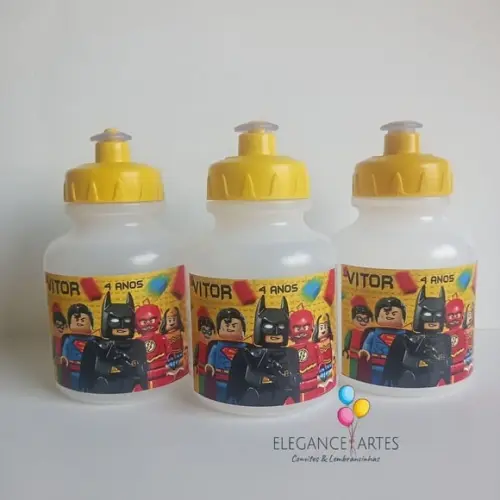 Garrafinha Squeeze Lembrancinha Lego Batman