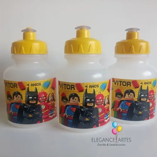 Garrafinha Squeeze Lembrancinha Lego Batman