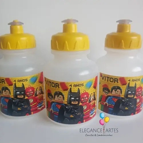 Garrafinha Squeeze Lembrancinha Lego Batman