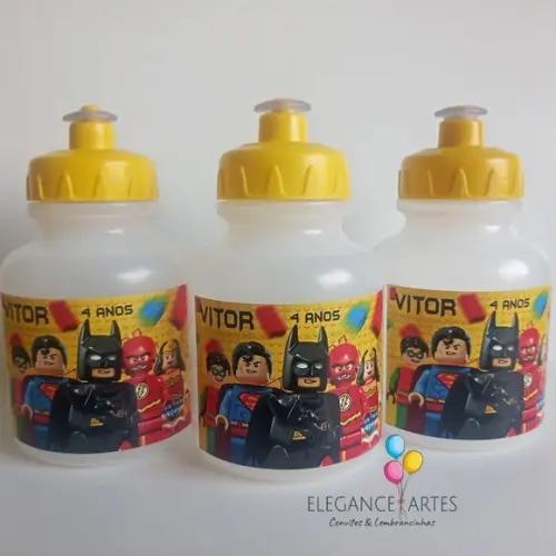 Garrafinha Squeeze Lembrancinha Lego Batman