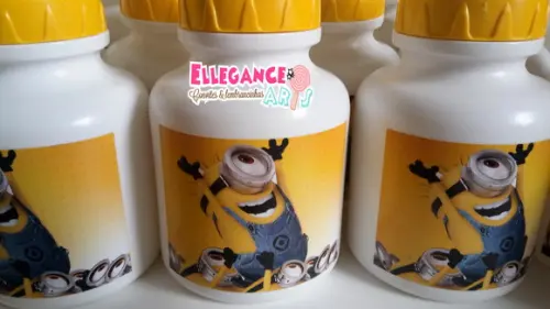 Garrafinha Squeeze Lembrancinha Minions