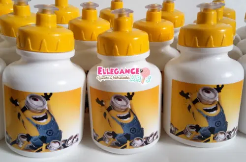 Garrafinha Squeeze Lembrancinha Minions