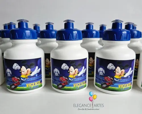 Garrafinha Squeeze Lembrancinha Mickey Futebol
