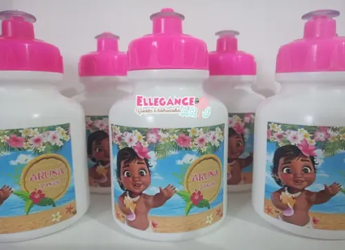 Garrafinha Squeeze Lembrancinha Moana Baby
