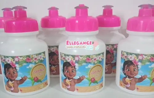 Garrafinha Squeeze Lembrancinha Moana Baby