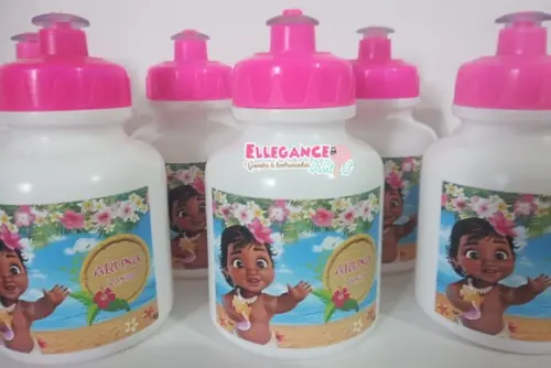 Garrafinha Squeeze Lembrancinha Moana Baby