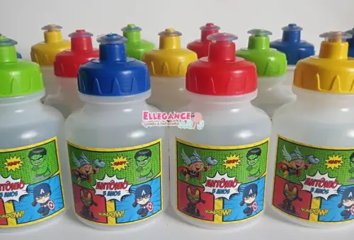 Garrafinha Squeeze Lembrancinha os Vingadores
