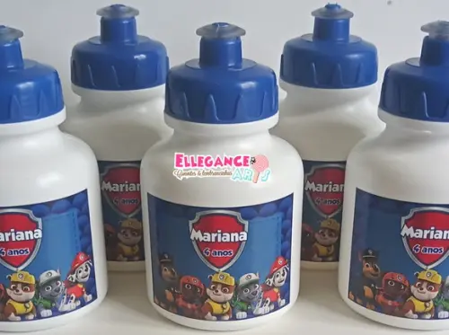Garrafinha Squeeze Lembrancinha Patrulha Canina