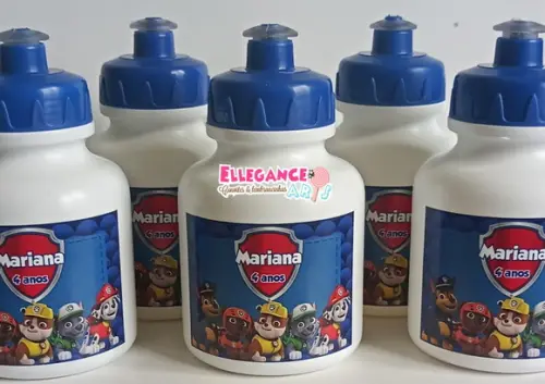 Garrafinha Squeeze Lembrancinha Patrulha Canina