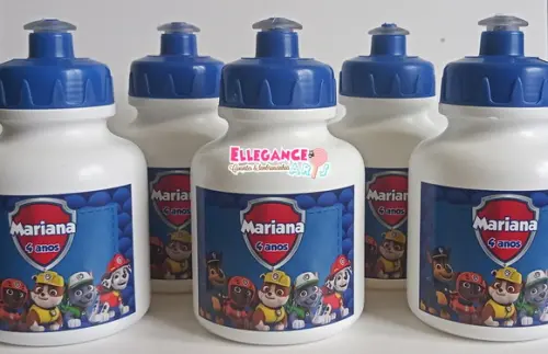 Garrafinha Squeeze Lembrancinha Patrulha Canina