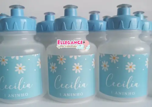 Garrafinha Squeeze Margaridas