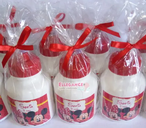 Garrafinha Squeeze Mickey e Minnie