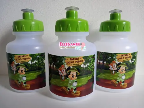 Garrafinha Squeeze Mickey Safari