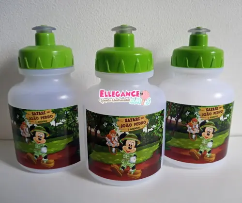 Garrafinha Squeeze Mickey Safari