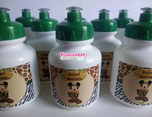 Garrafinha Squeeze Mickey Safari