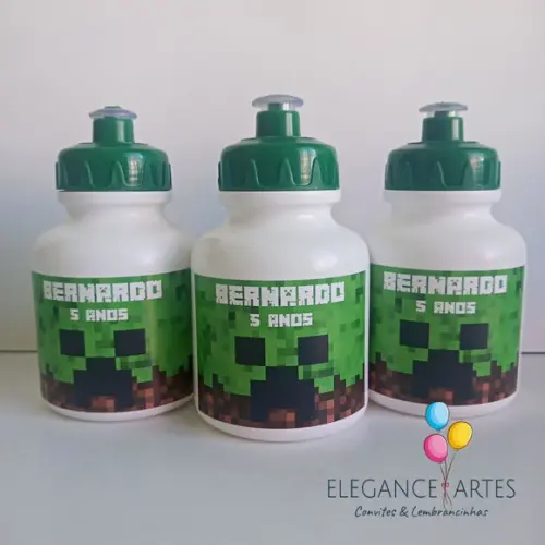 Garrafinha Squeeze Minecraft