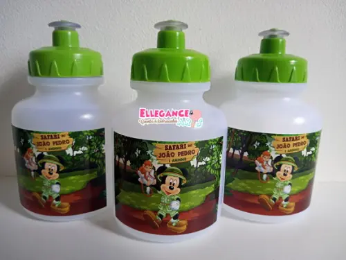 Garrafinha Squeeze Mickey Safari