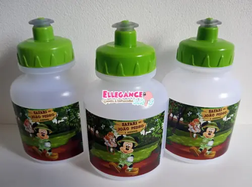 Garrafinha Squeeze Mickey Safari