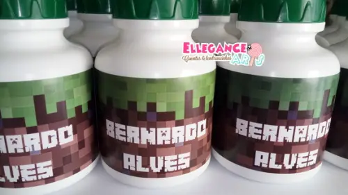 Garrafinha Squeeze Minecraft