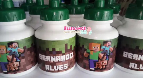 Garrafinha Squeeze Minecraft