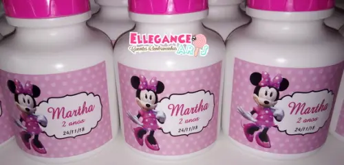 Garrafinha Squeeze Minnie Rosa