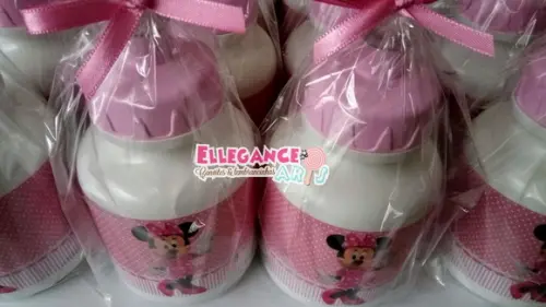 Garrafinha Squeeze Minnie Rosa