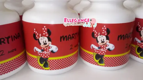Garrafinha Squeeze Minnie Vermelha