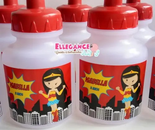Garrafinha Squeeze Mulher Maravilha