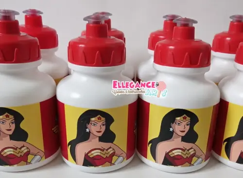 Garrafinha Squeeze Mulher Maravilha