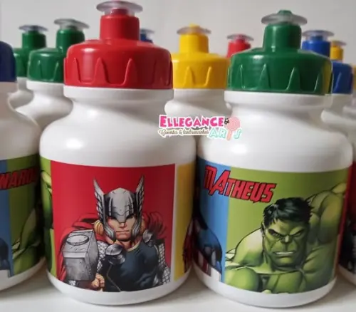 Garrafinha Squeeze os Vingadores