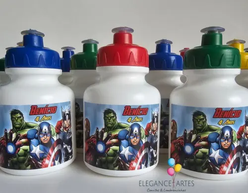 Garrafinha Squeeze os Vingadores