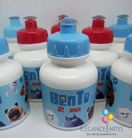 Garrafinha Squeeze Pets a Vida Secreta dos Bichos