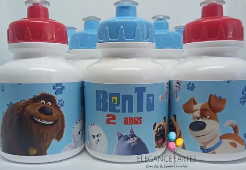 Garrafinha Squeeze Pets a Vida Secreta dos Bichos
