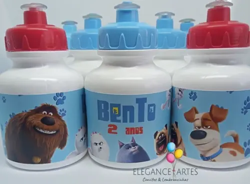 Garrafinha Squeeze Pets a Vida Secreta dos Bichos